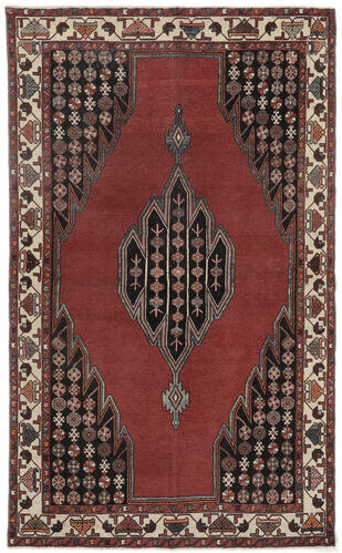 Håndknyttet. Opphav: Persia / Iran Orientalsk Lillian Patina Teppe 132X215 Mørk Brun/Svart (Ull, Persia/Iran)