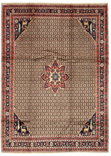 Håndknyttet. Opphav: Persia / Iran Orientalsk Koliai Teppe 205X280 Mørk Rød/Lysbrun (Ull, Persia/Iran)