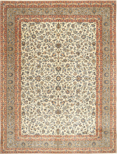 RugVista Ekte Teppe Kashmar Patina 297X393 Lysbrun/Mørk Beige Stort (Ull, Persia/Iran)