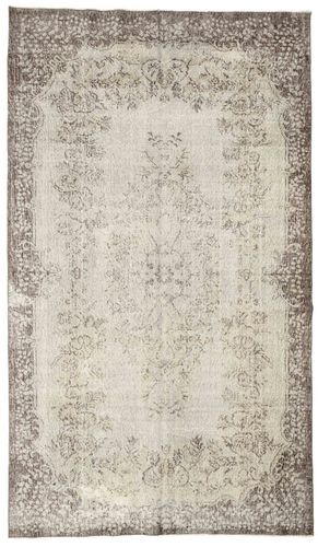 Håndknyttet. Opphav: Turkey Ekte Teppe Colored Vintage 173X298 Lys Grå/Mørk Beige (Ull, Tyrkia)