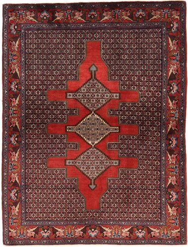 RugVista 121X168 Orientalsk Teppe Håndknyttet Persisk Ull Mørk Rød/Mørk Brun