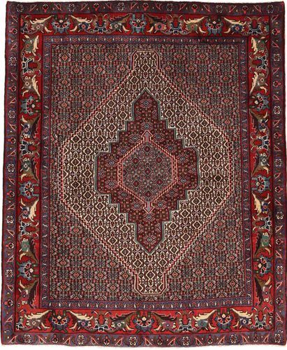 RugVista 125X150 Orientalsk Teppe Håndknyttet Persisk Ull Mørk Rød/Lysbrun