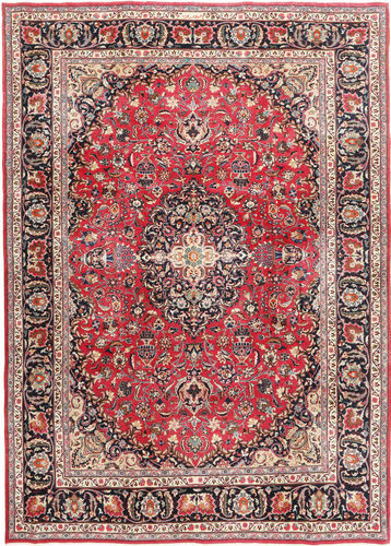 Håndknyttet. Opphav: Persia / Iran Rashad Patina Signert: Hejdarian Teppe 255X357 Rust/Lys Grå Stort (Ull, Persia/Iran)