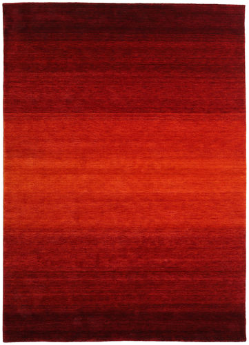 Håndknyttet. Opphav: India Gabbeh Rainbow - Rød Teppe 240X340 Moderne Mørk Rød/Rust (Ull, India)