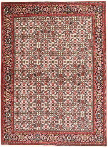 Håndknyttet. Opphav: Persia / Iran Bidjar Teppe 173X237 Ekte Orientalsk Håndknyttet Mørk Rød/Beige (Ull, Persia/Iran)