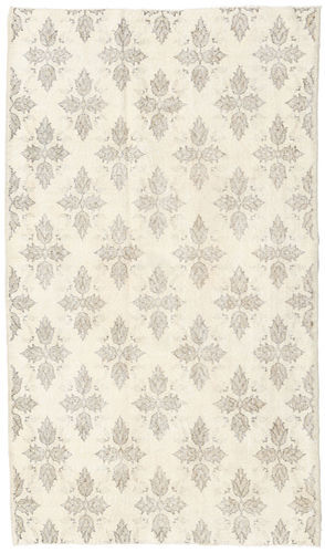 Håndknyttet. Opphav: Turkey Ekte Teppe Colored Vintage 122X208 Beige/Mørk Beige (Ull, Tyrkia)