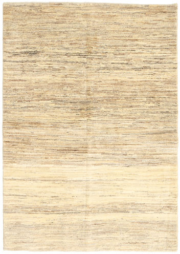 Håndknyttet. Opphav: Persia / Iran Persisk Gabbeh Persia Teppe 100X142 Beige/Mørk Beige (Ull, Persia/Iran)