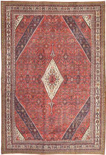 Håndknyttet. Opphav: Persia / Iran Hamadan Patina Teppe 255X370 Mørk Rød/Lysbrun Stort (Ull, Persia/Iran)