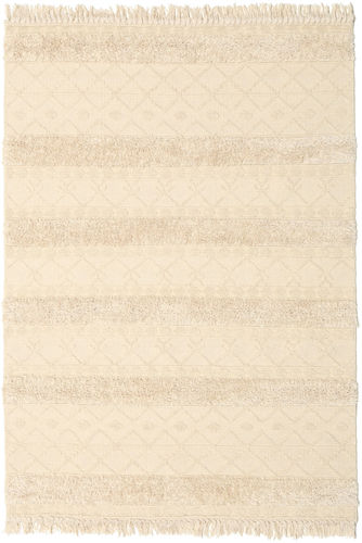 RugVista Kelim Berber Ibiza Teppe 160X230 Stue Håndvevd Ensfarget Ull Beige