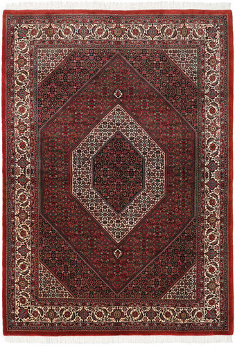 Håndknyttet. Opphav: Persia / Iran Orientalsk Bidjar Takab/Bukan Teppe 174X247 Mørk Rød/Mørk Brun (Ull, Persia/Iran)