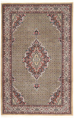 Håndknyttet. Opphav: Persia / Iran Orientalsk Bidjar Teppe 208X318 Lys Grå/Rosa (Ull, Persia/Iran)