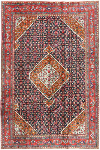 Håndknyttet. Opphav: Persia / Iran Persisk Ardebil Teppe 197X290 Rust/Mørk Rød (Ull, Persia/Iran)