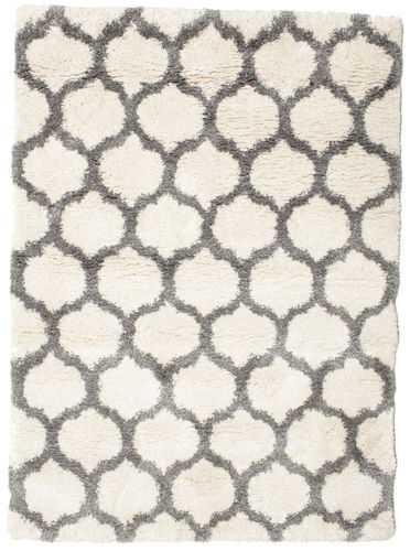 RugVista Moderne Teppe Berber Shaggy Illusia 120X170 Beige/Lys Grå