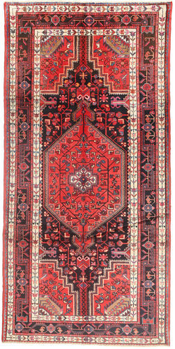RugVista Teppeløpere 154X310 Håndknyttet Orientalsk Persisk Ull Mørk Rød/Mørk Brun