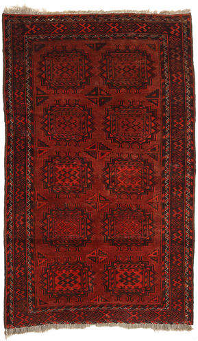 RugVista 116X208 Orientalsk Afghan Khal Mohammadi Teppe Mørk Rød/Mørk Brun (Ull, Afghanistan)