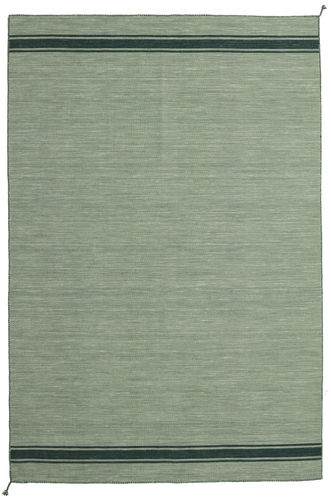 RugVista Ernst Teppe 200X300 Håndvevd Ull Olivengrønn/Lysgrønn/Pastell Grønn