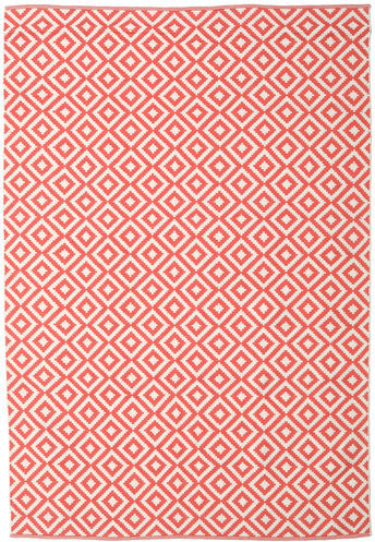 RugVista Ekte Teppe Torun - Coral/Neutral 200X300 Rød/Lyserosa/Beige (Bomull, India)