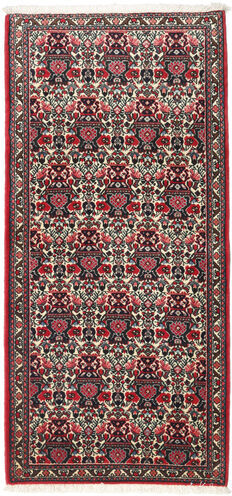 Håndknyttet. Opphav: Persia / Iran Orientalsk Abadeh Teppe 70X148 Mørk Brun/Beige (Ull, Persia/Iran)