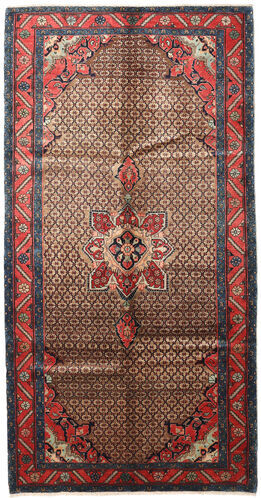 Håndknyttet. Opphav: Persia / Iran Koliai Teppe 165X315 Mørk Brun/Mørk Rød (Ull, Persia/Iran)