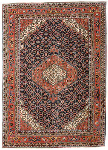 Håndknyttet. Opphav: Persia / Iran Ekte Teppe Ardebil Patina 208X290 Mørk Grå/Mørk Rød (Ull, Persia/Iran)