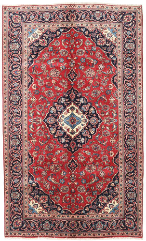 Håndknyttet. Opphav: Persia / Iran Keshan Teppe 145X240 Mørk Lilla/Mørk Rød (Ull, Persia/Iran)