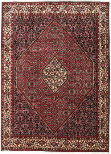 Håndknyttet. Opphav: Persia / Iran Bidjar Zanjan Teppe 250X345 Ekte Orientalsk Håndknyttet Mørk Rød/Mørk Brun Stort (Ull, Persia/Iran)