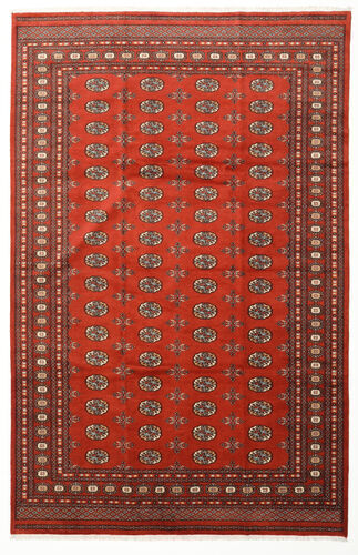 Håndknyttet. Opphav: Pakistan Pakistan Bokhara 2Ply Teppe 203X313 Mørk Brun/Rust (Ull, Pakistan)