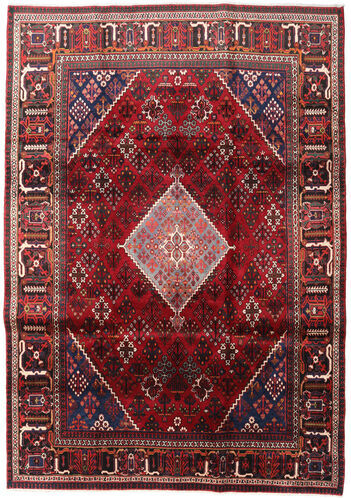 Håndknyttet. Opphav: Persia / Iran 214X304 Orientalsk Joshaghan Teppe Mørk Rød/Svart (Ull, Persia/Iran)