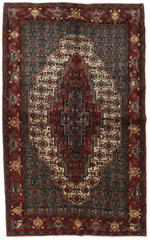 Håndknyttet. Opphav: Persia / Iran Orientalsk Koliai Teppe 151X245 Mørk Brun/Mørk Rød (Ull, Persia/Iran)