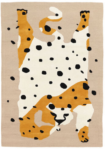 RugVista Barneteppe The Spotty Cat - Beige/Multi 100X160 Moderne Ull Lys Grå/Beige