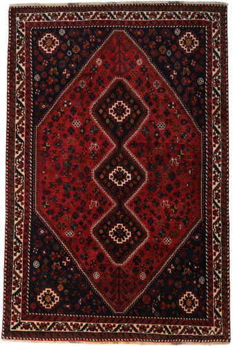 Håndknyttet. Opphav: Persia / Iran 176X270 Shiraz Teppe Ekte Orientalsk Håndknyttet Mørk Rød (Ull, Persia/Iran)