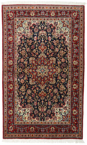 Håndknyttet. Opphav: Persia / Iran Persisk Ghom Kork/Silke Teppe 118X194 Mørk Rød/Mørk Brun (Ull/Silke, Persia/Iran)