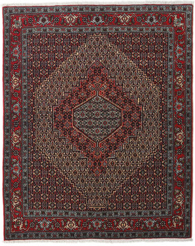 Håndknyttet. Opphav: Persia / Iran Senneh Teppe 122X152 Ekte Orientalsk Håndknyttet Mørk Brun/Mørk Grå (Ull, Persia/Iran)