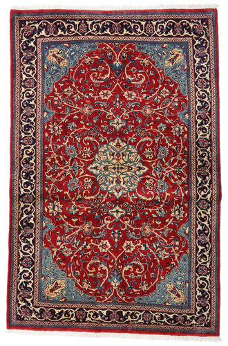 Håndknyttet. Opphav: Persia / Iran Ekte Teppe Sarough Sherkat Farsh 125X192 Mørk Rød/Mørk Brun (Ull, Persia/Iran)