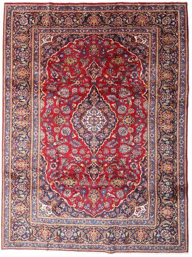 Håndknyttet. Opphav: Persia / Iran Orientalsk Keshan Teppe 248X331 Mørk Rød/Lyserosa (Ull, Persia/Iran)