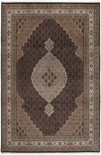 Håndknyttet. Opphav: India Håndknyttet Teppe Tabriz Royal 199X292 Mørk Brun/Brun ( India)