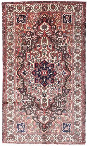 Håndknyttet. Opphav: Persia / Iran Håndknyttet Teppe Bakhtiar 160X276 Mørk Brun/Beige (Ull, Persia/Iran)