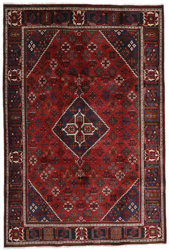 Håndknyttet. Opphav: Persia / Iran Joshaghan Teppe 209X311 Mørk Rød/Mørk Brun (Ull, Persia/Iran)