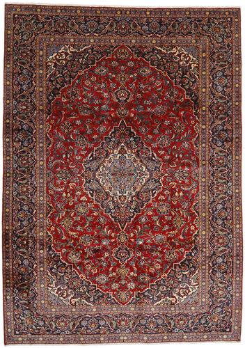 Håndknyttet. Opphav: Persia / Iran 267X372 Najafabad Teppe Ekte Orientalsk Håndknyttet Mørk Rød/Svart Stort (Ull, Persia/Iran)