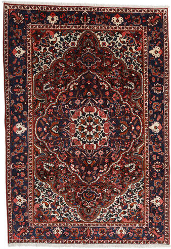 Håndknyttet. Opphav: Persia / Iran Orientalsk Bakhtiar Teppe 205X298 Mørk Rød/Mørk Brun (Ull, Persia/Iran)