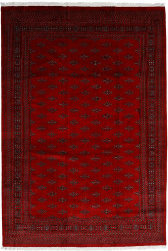 Håndknyttet. Opphav: Pakistan Pakistan Bokhara 3Ply Teppe 246X358 Mørk Rød/Rød/Mørk Brun (Ull, Pakistan)