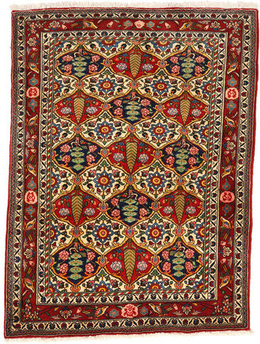 Håndknyttet. Opphav: Persia / Iran 102X170 Bakhtiar Collectible Teppe Ekte Orientalsk Håndknyttet Mørk Brun/Mørk Rød (Ull, Persia/Iran)