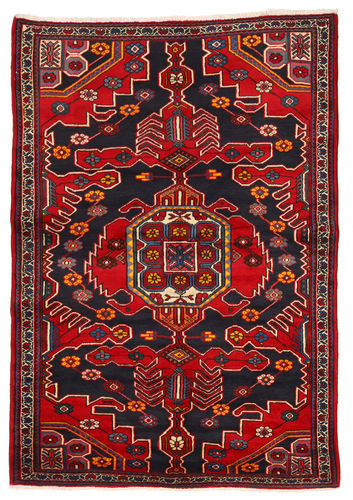 Håndknyttet. Opphav: Persia / Iran Koliai Teppe 136X190 Mørk Brun/Mørk Rød (Ull, Persia/Iran)