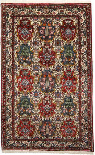 Håndknyttet. Opphav: Persia / Iran Persisk Bakhtiar Collectible Teppe 150X241 Mørk Brun/Mørk Rød (Ull, Persia/Iran)