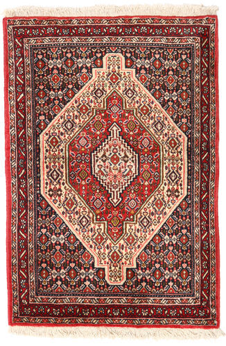 Håndknyttet. Opphav: Persia / Iran Senneh Teppe 72X105 Ekte Orientalsk Håndknyttet Mørk Brun/Mørk Rød (Ull, Persia/Iran)