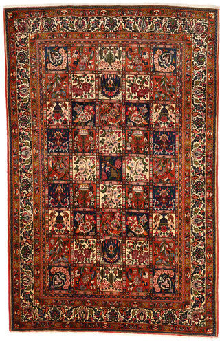 Håndknyttet. Opphav: Persia / Iran Bakhtiar Collectible Teppe 202X310 Ekte Orientalsk Håndknyttet Mørk Brun/Rust (Ull, Persia/Iran)