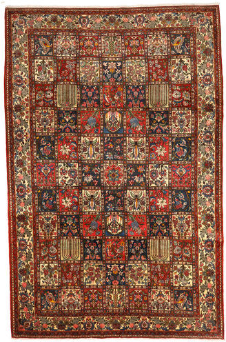 Håndknyttet. Opphav: Persia / Iran Bakhtiar Collectible Teppe 214X324 Ekte Orientalsk Håndknyttet Mørk Rød/Mørk Brun (Ull, Persia/Iran)