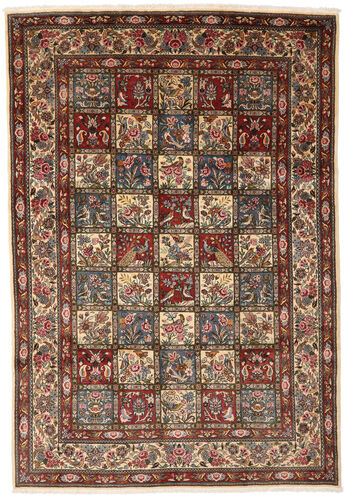 Håndknyttet. Opphav: Persia / Iran Håndknyttet Teppe Bakhtiar Collectible 216X310 Lysbrun/Mørk Brun (Ull, Persia/Iran)