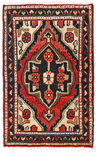 Håndknyttet. Opphav: Persia / Iran 60X96 Orientalsk Keshan Teppe Svart/Mørk Brun (Ull, Persia/Iran)