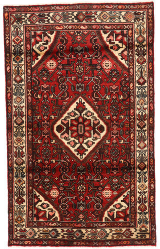 Håndknyttet. Opphav: Persia / Iran Bidjar Teppe 105X150 Mørk Rød/Mørk Brun (Ull, Persia/Iran)